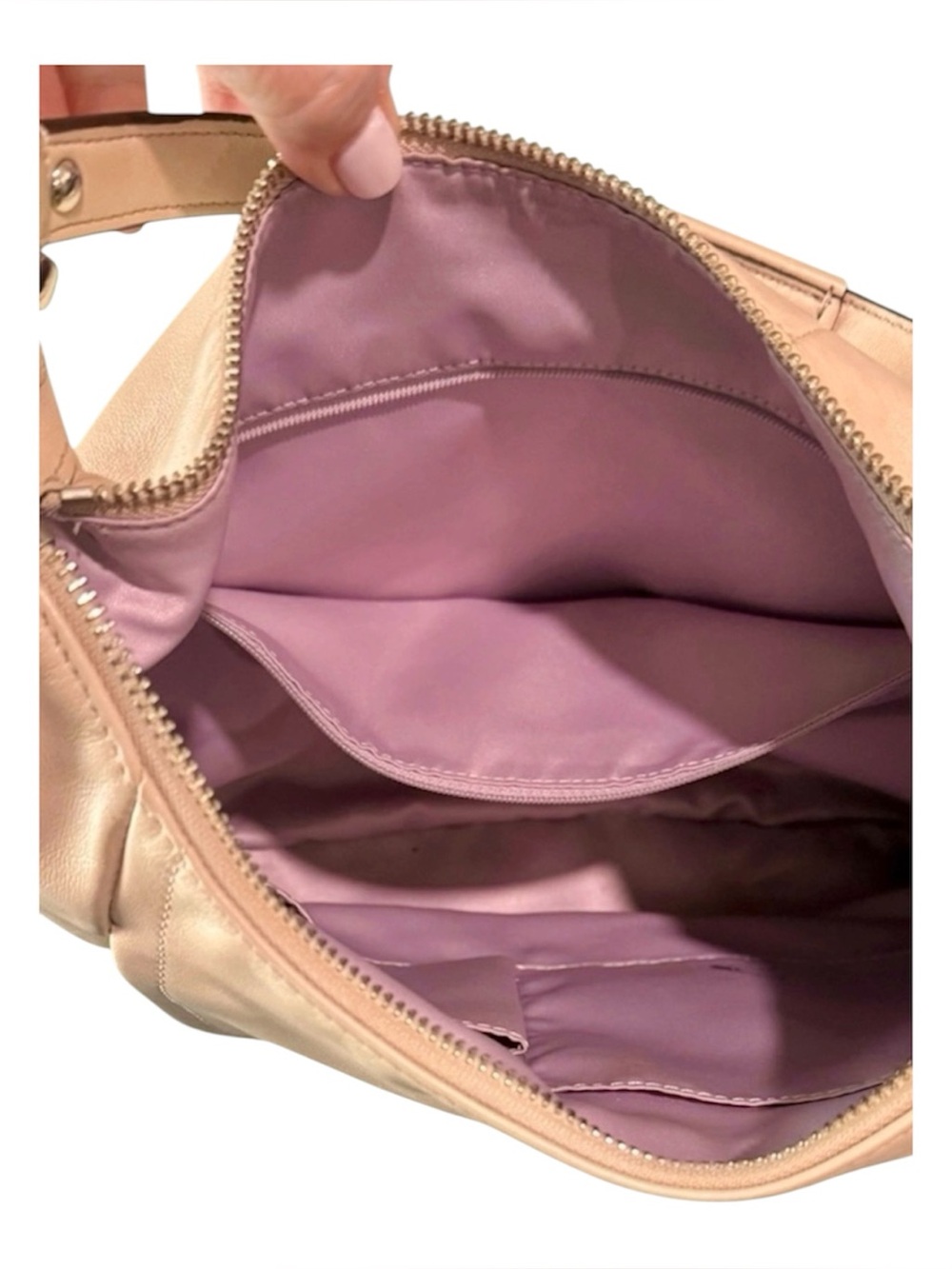 Coach Kristin bag model B 1375-F22306 in Ivory & Silver GUC - Picture 8 of 10